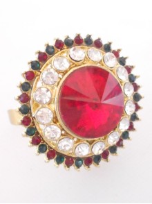 Kundan Finger Ring